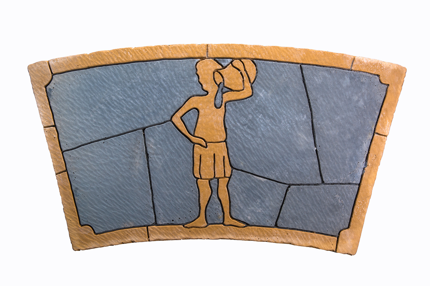 Terrazzó Zodiákus, Vízöntő, 3 cm-es dekorációs burkolat